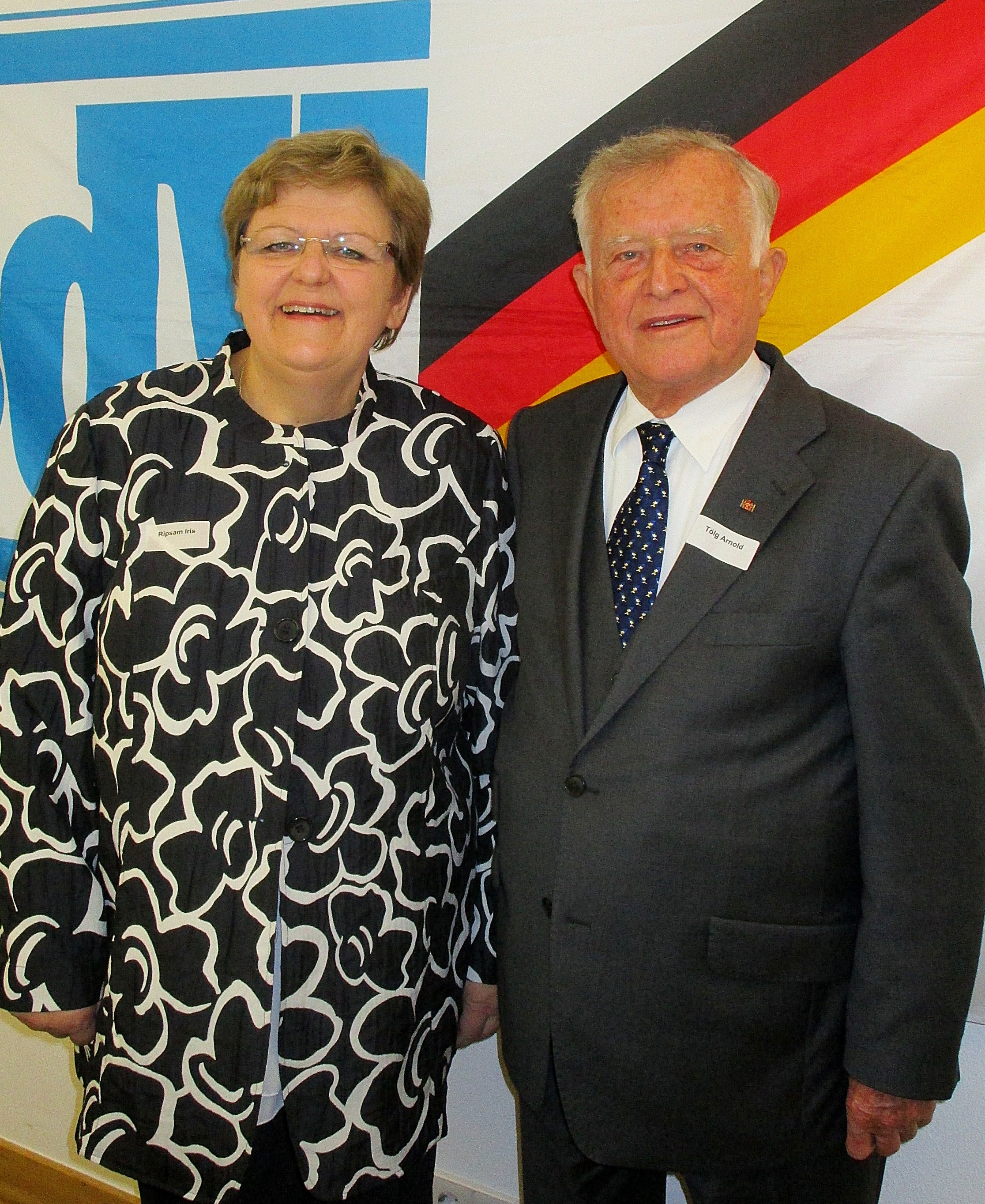 Iris Ripsam und Arnold Tölg